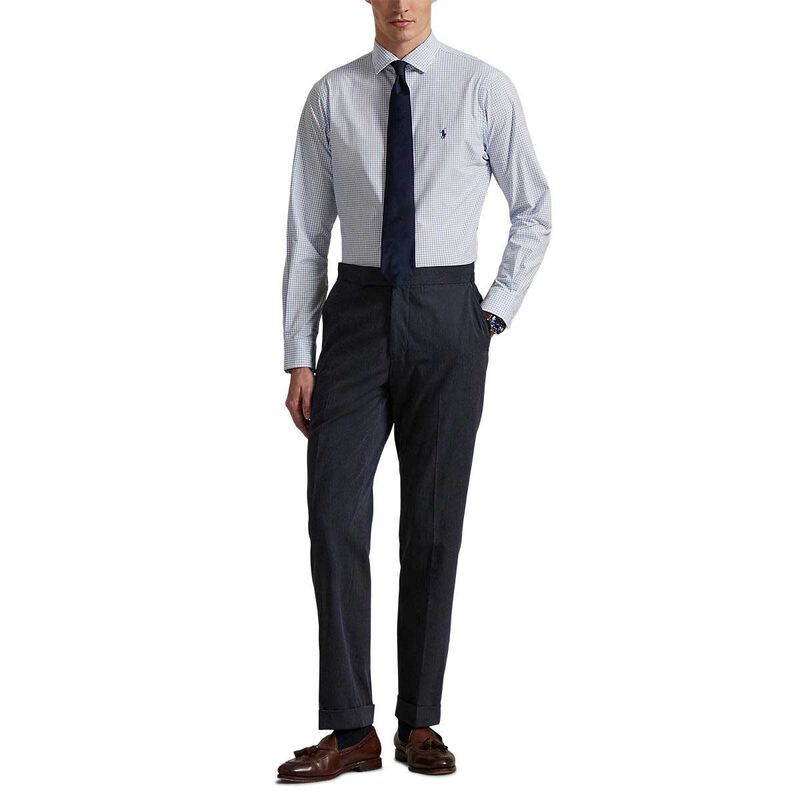 Polo Ralph Lauren Custom Fit Plaid Stretch Poplin Shirt image number 3